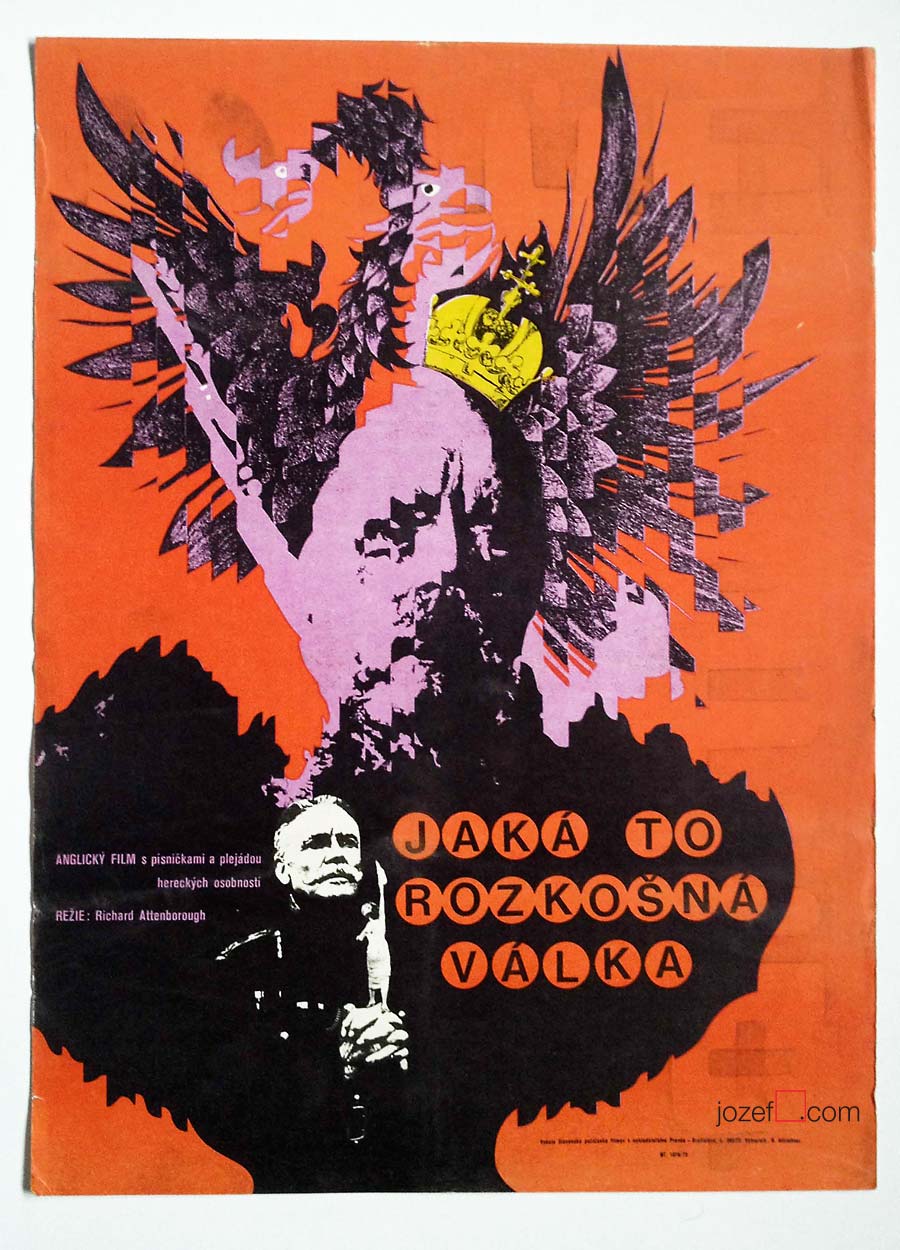 Movie Poster, What a Lovely War, Rudolf Altrichter, 60s Cinema Art