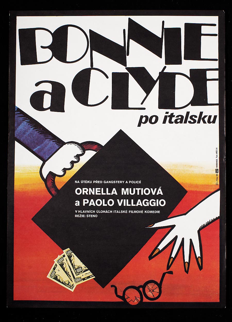 Movie poster, Bonnie and ClydeItalian Style