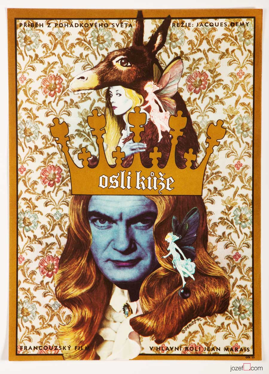 Donkey Skin movie poster, 70s Poster art