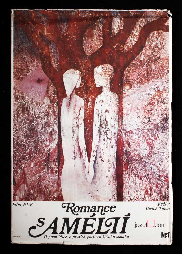 Romantic Illustrated Poster, Romance with Amelie