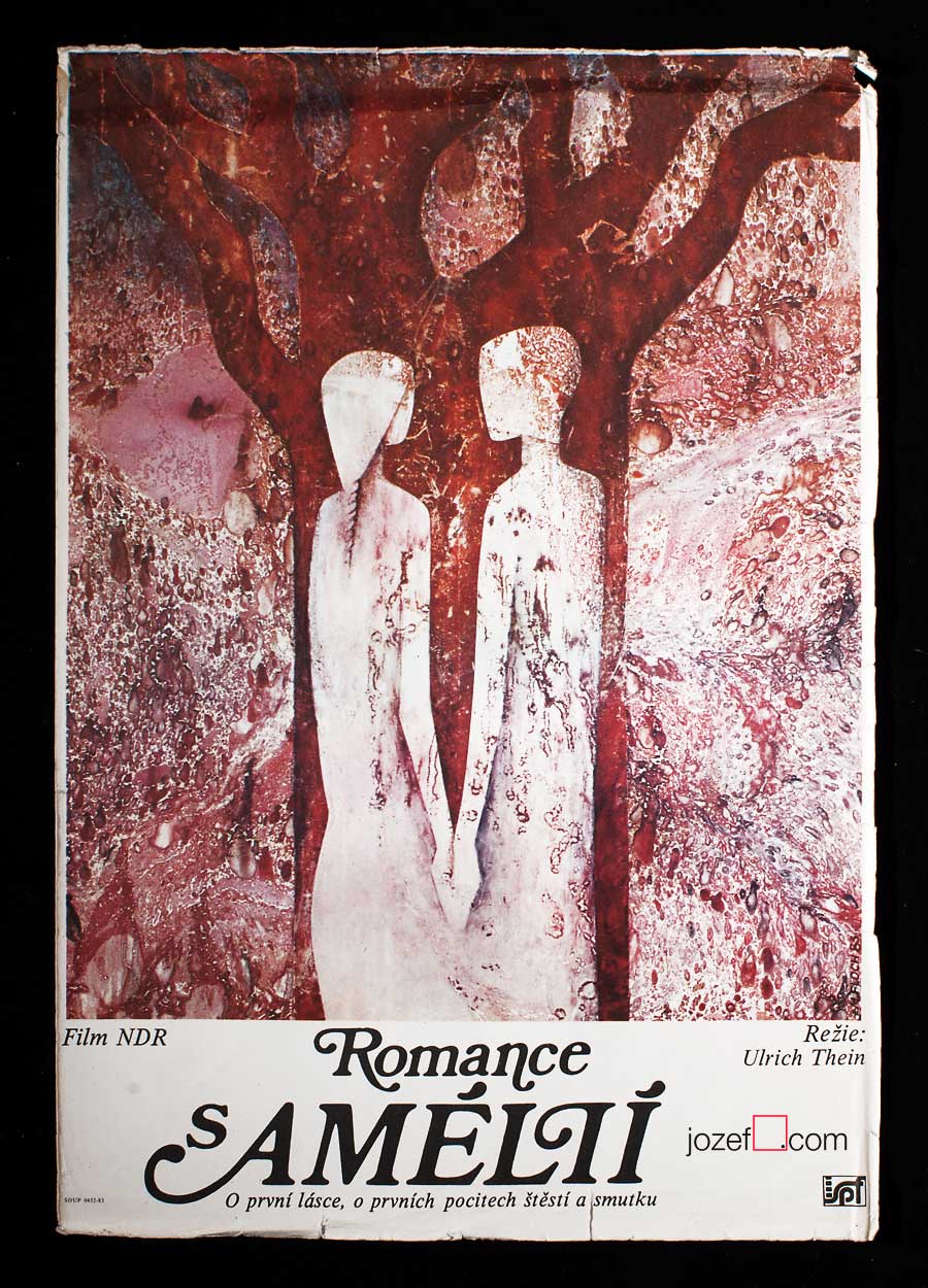 Romantic Illustrated Poster, Romance with Amelie
