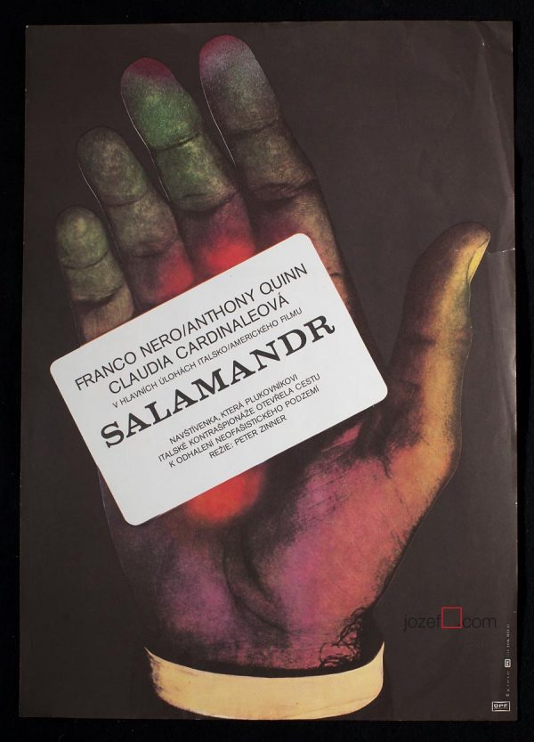 Salamander Poster, Movie Poster, Karel Vaca