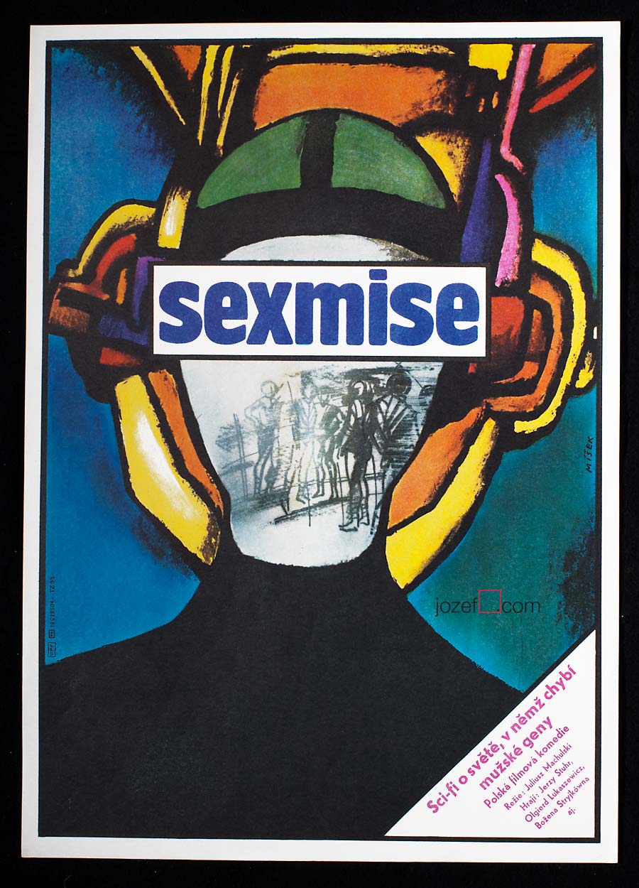 Sci-fi poster, Sexmission, 80s Poster