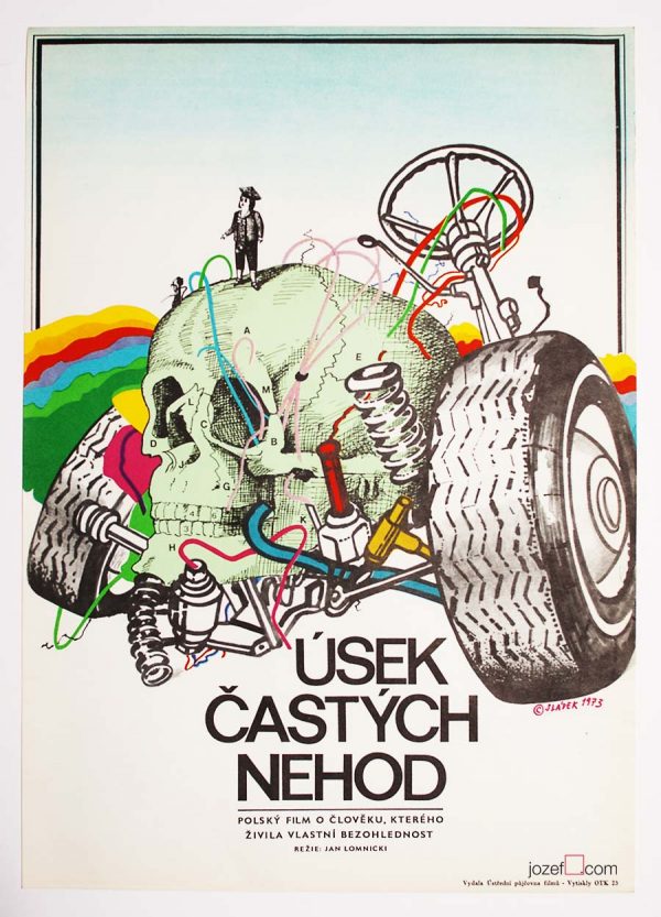 Movie Poster, Illustrated 1970s Cinema Art