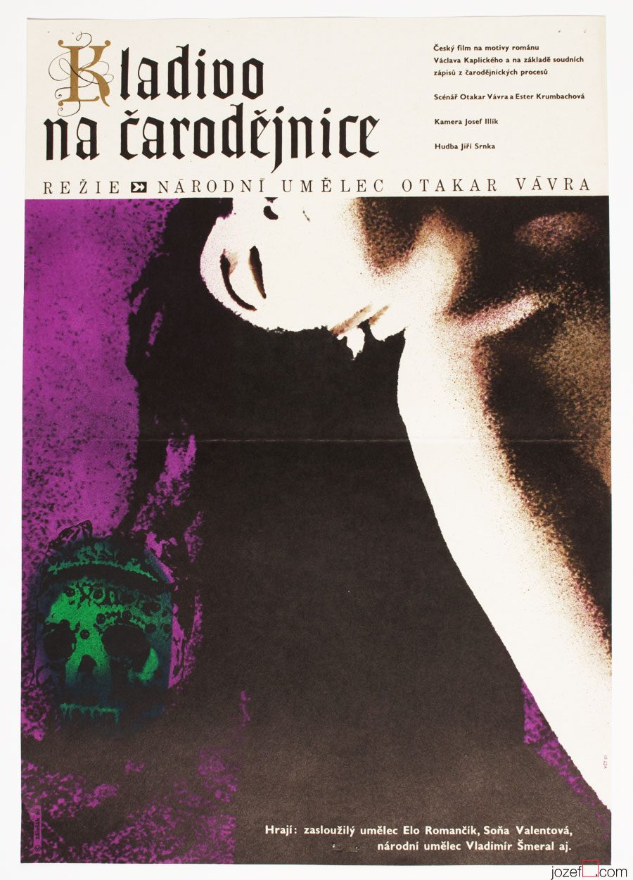 Movie poster, Witchhammer, 1960s Cinema Art