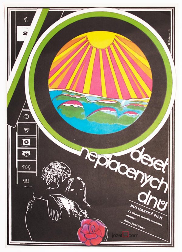 Movie poster, Olga Starkova, 1970s Cinema Art