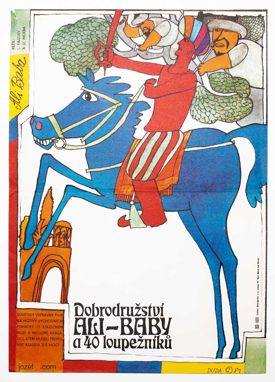 Movie Poster, Ali-Baba and Forty Thieves, Stanislav Duda
