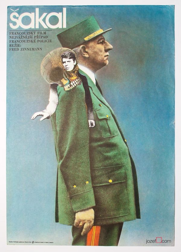 Movie Poster, The Day of the Jackal, Frederick Forsyth, Zdenek Ziegler