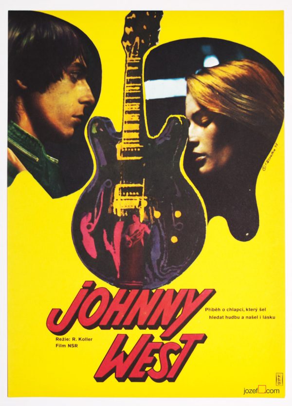 Vintage movie poster, Johnny West