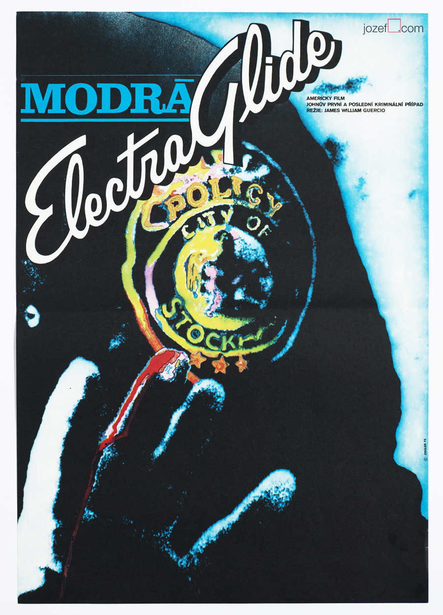 Electra Glide in Blue Poster, 70s Poster