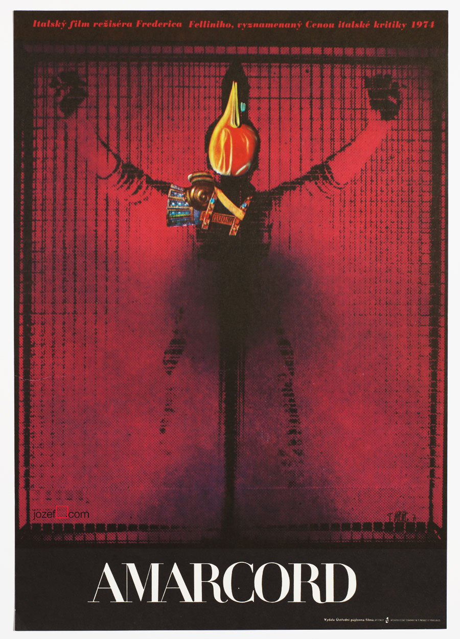 Amarcord Movie Poster, Federico Fellini