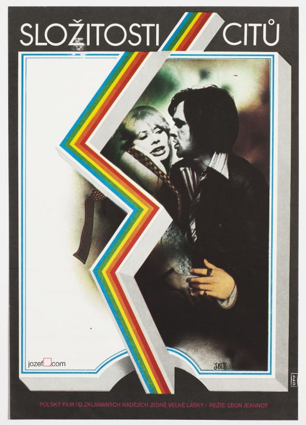 Movie Poster, Intricacies of Feelings, Josef Vyletal, 1970s Cinema Art