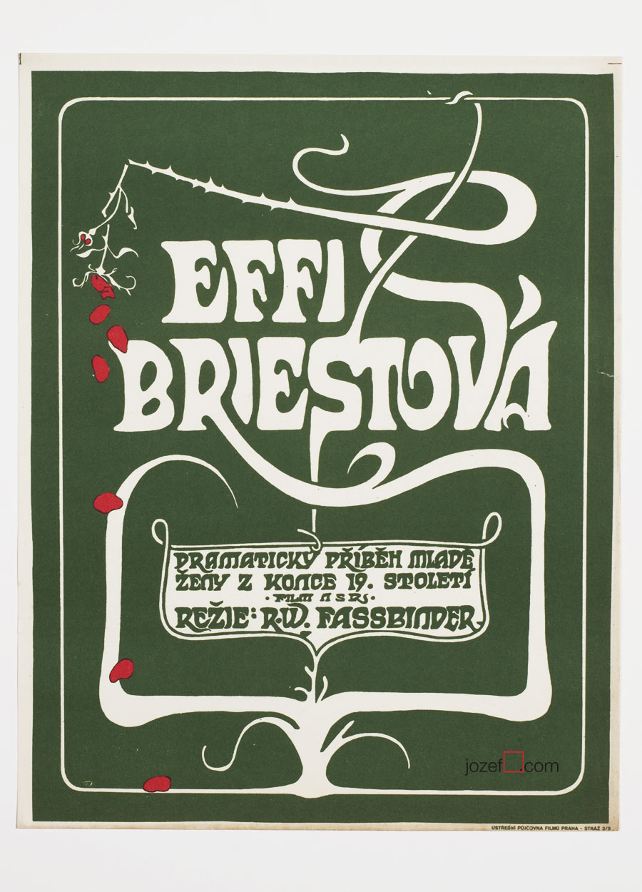Effi Briest, Movie poster, Reiner Werner Fassbinder