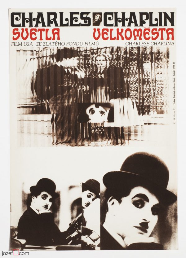 City Lights, Collage movie poster, Charlie Chaplin