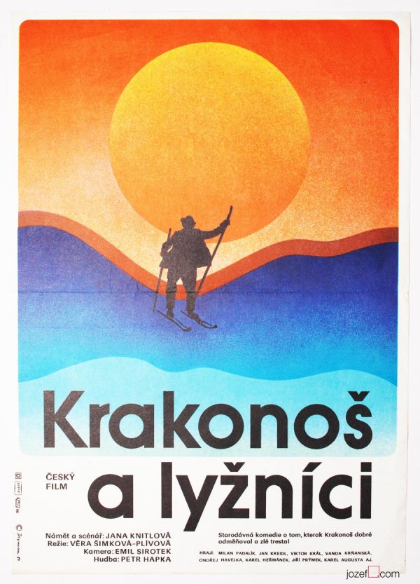 Minimalist Movie Poster, Krakonoš a lyžníci, Miloslav Disman