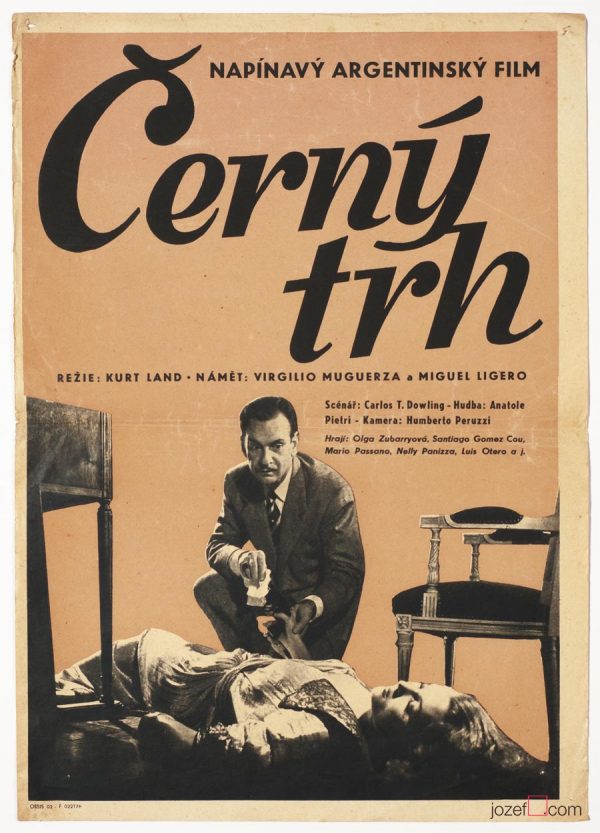 Rare poster, The Black Market, 50s Movie Poster