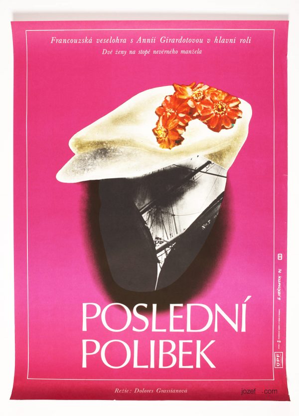 Romantic movie poster, Last Kiss, Annie Girardot