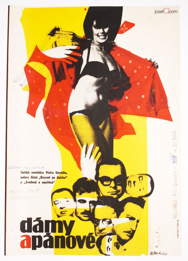 The Birds the Bees and the Italians, 1960s Movie Poster