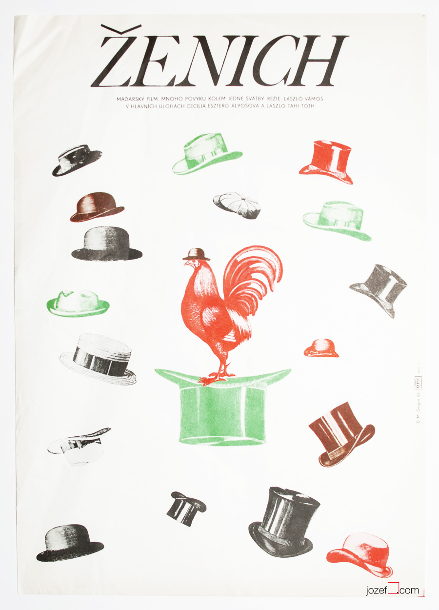 Minimalist design, Milan Grygar, 1980s Poster