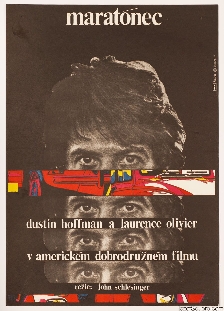 Marathon Man Movie Poster, 70s Poster Art