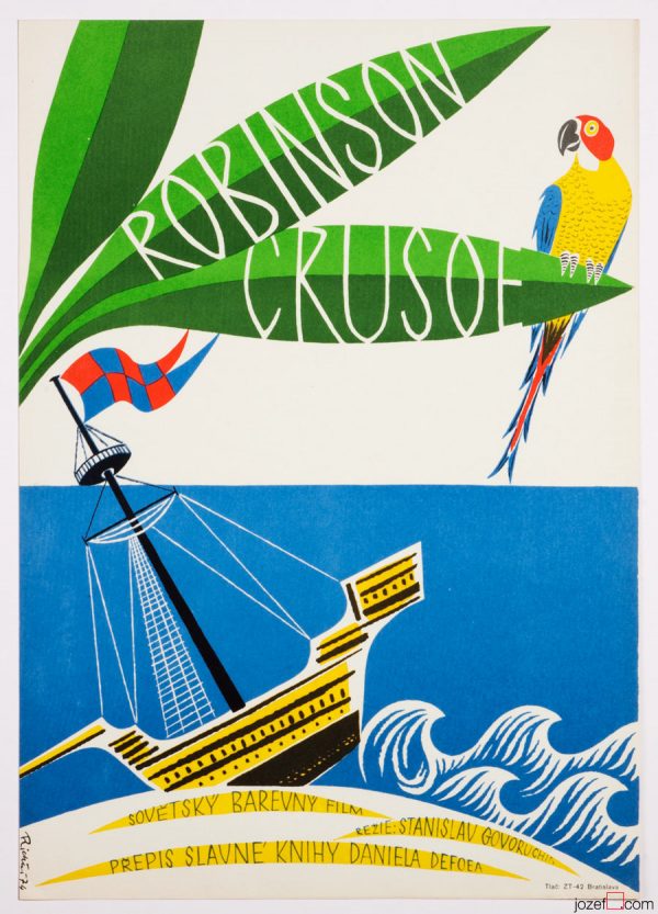 Robinson Crusoe, Kids movie poster