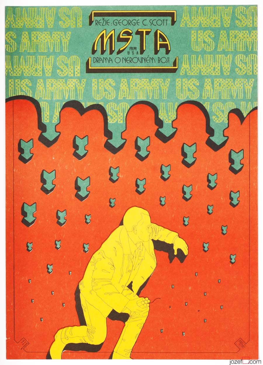 Vintage Movie Poster, Rage, 1970s Poster