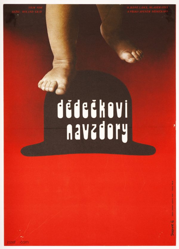 Minimalist Movie Poster, My Friend Robinson, Martin Dyrynk, 70s Cinema Art