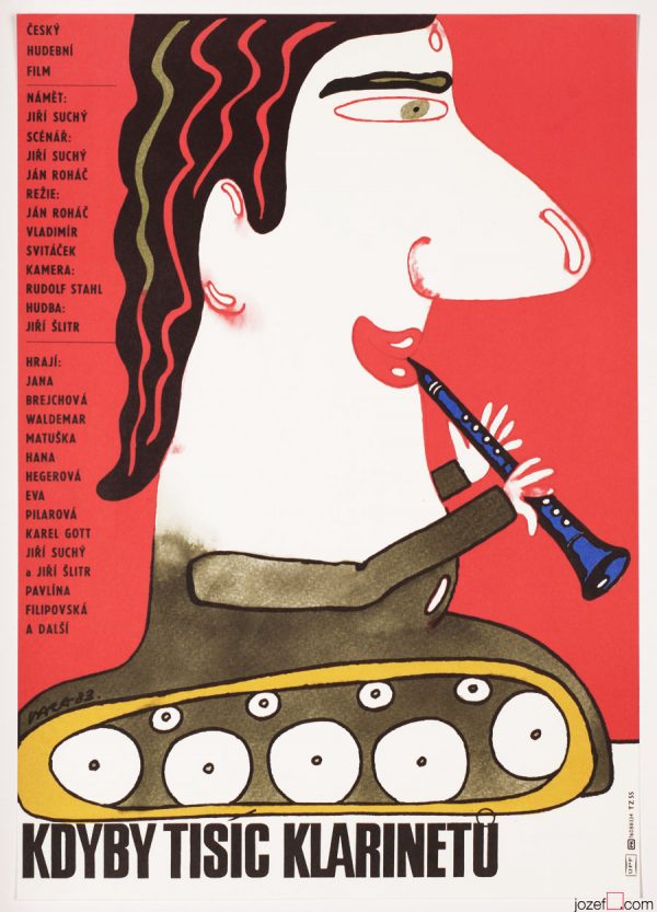 Movie Poster, If a Thousand Clarinets, Karel Vaca