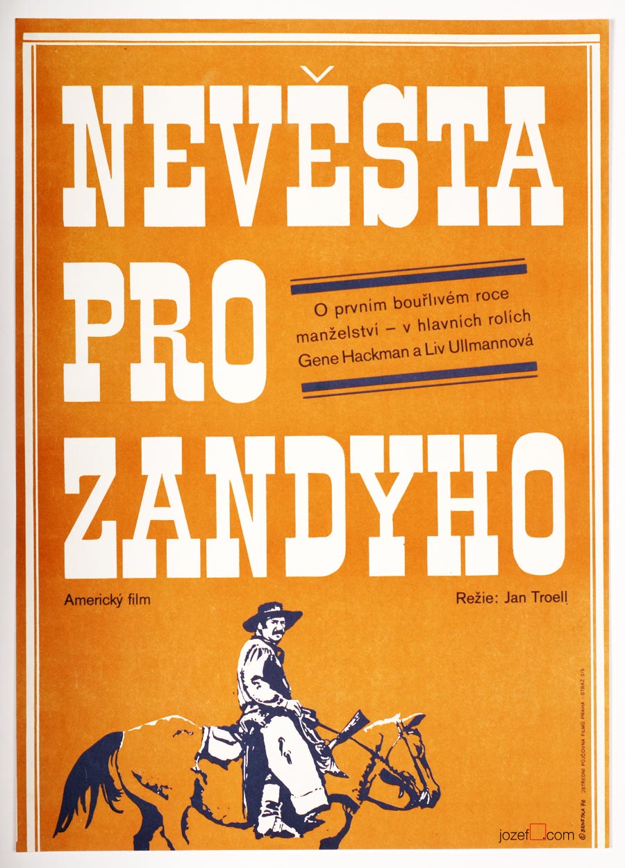 Zandy’s Bride Movie Poster, Vladimír Benetka, 1976