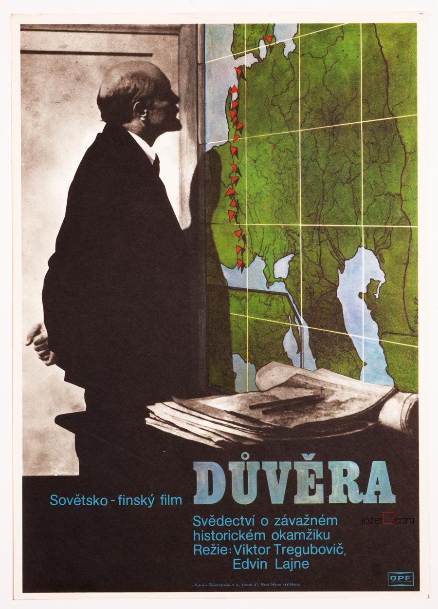 Vintage Movie Poster, Trust. Poster Design by Dobroslav Foll.