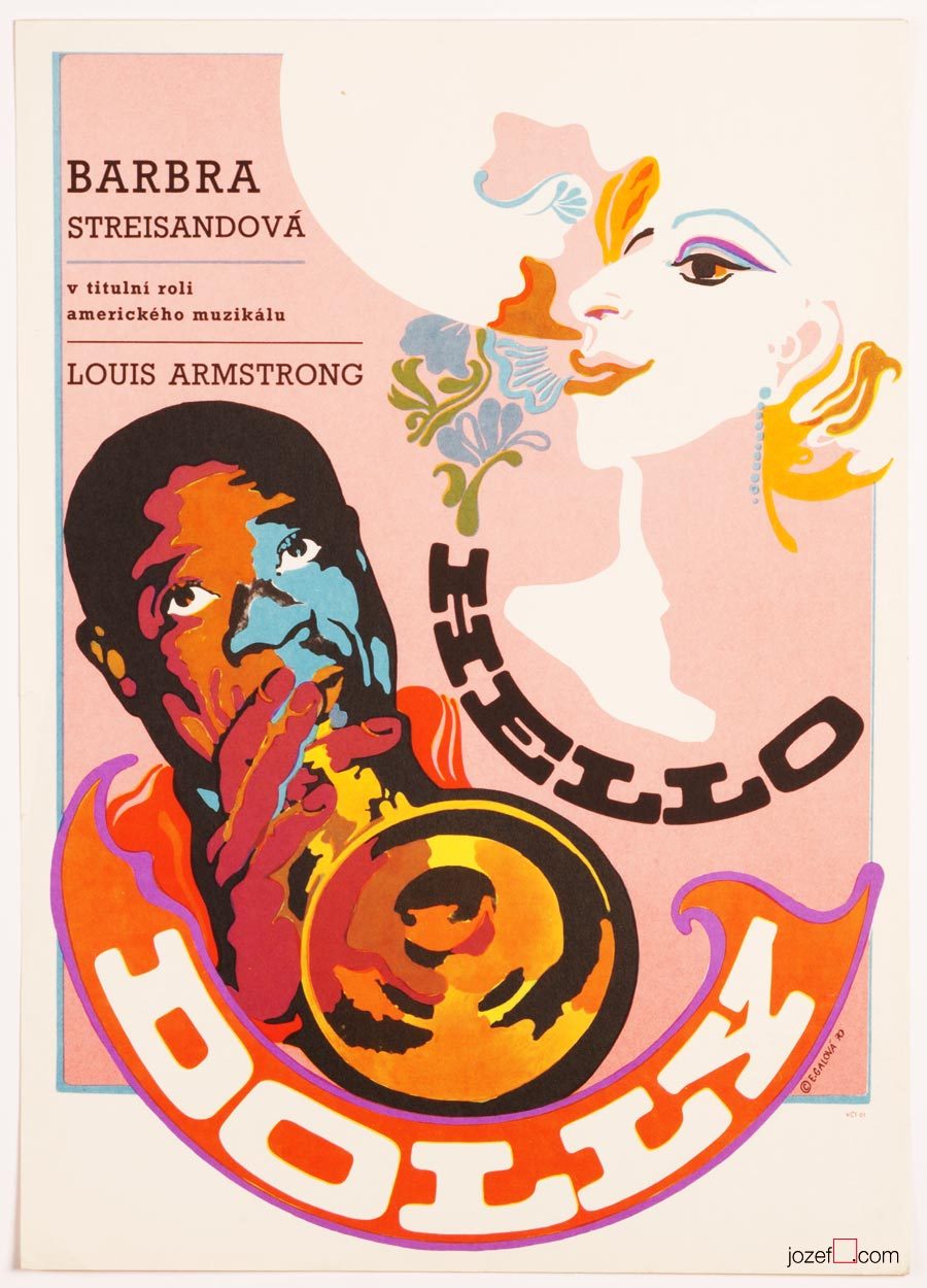 Hello Dolly Poster, 1970s Cinema Art