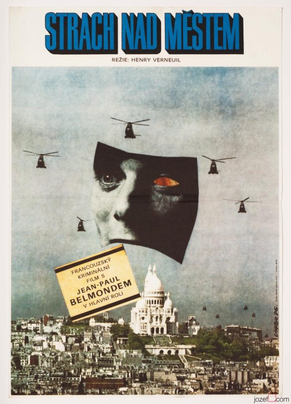 Movie Poster, Night Caller, Belmondo