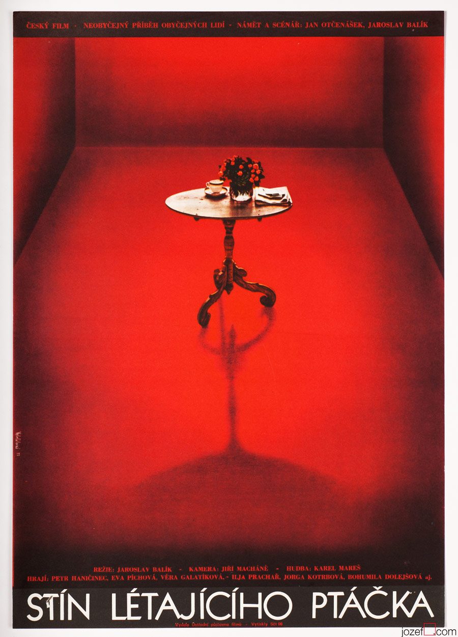 Minimalist Movie Poster, Shadow of a Flying Bird, Olga Polackova-Vyletalova