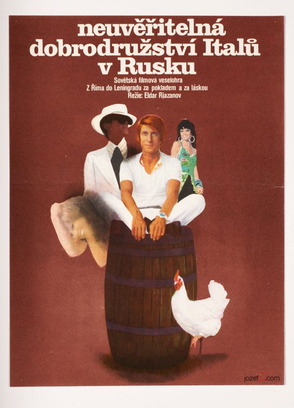 70s movie poster, Excellent 70s Poster Art by Zdeněk Vlach
