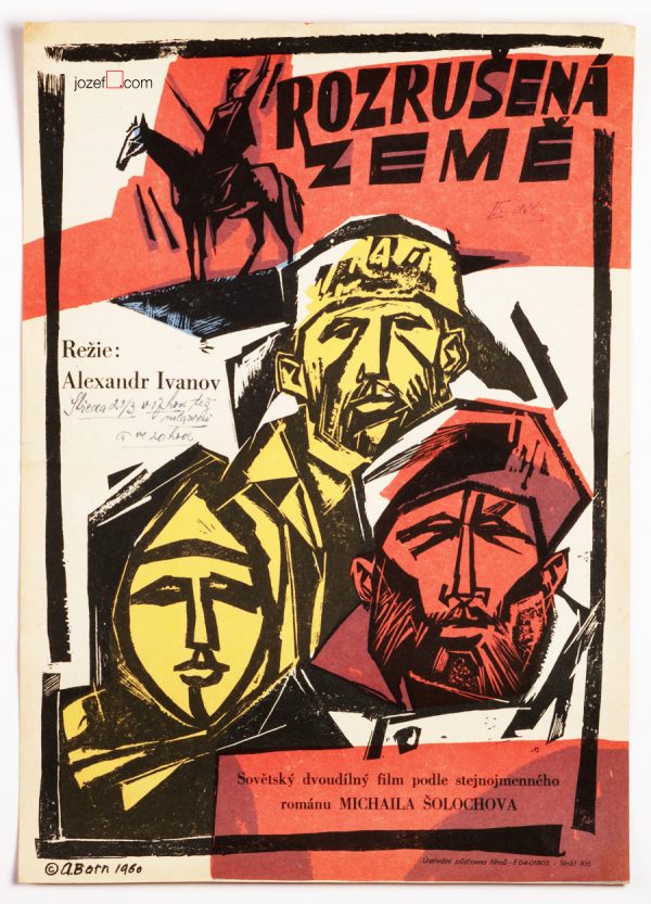 Film poster, Adolf Born, 60s poster design
