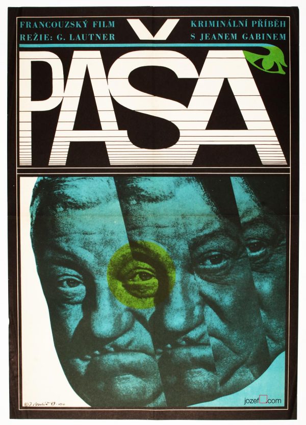 Pasha Movie Poster, 60s Cinema Art