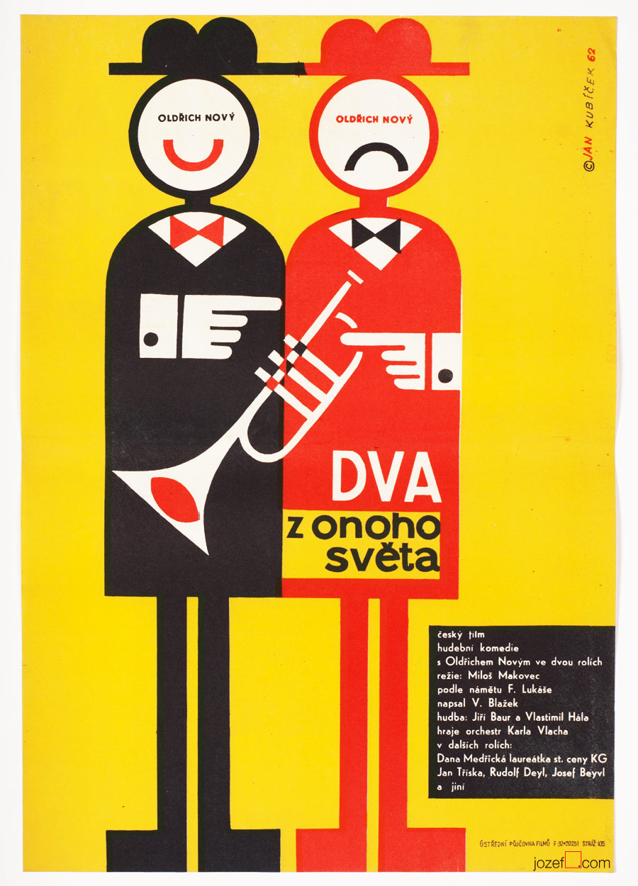 60s Movie Poster, Two Men from Another World