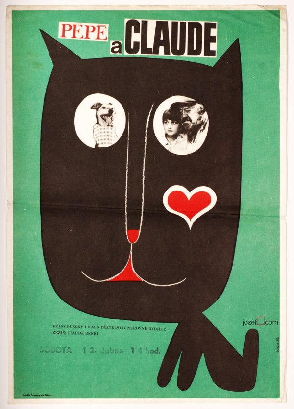 Wonderful movie poster, The Two of Us / Le vieil homme et l'enfant, Karel Vaca