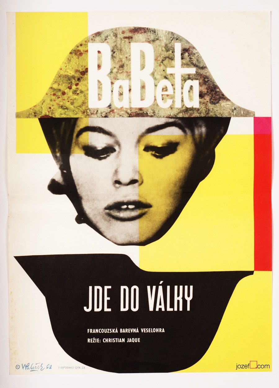Babette Goes to War, 1960s poster art