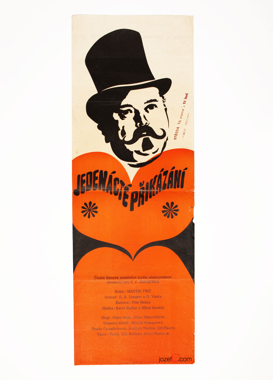 Vintage Poster, The Eleventh Commandment, 30s Cinema Art