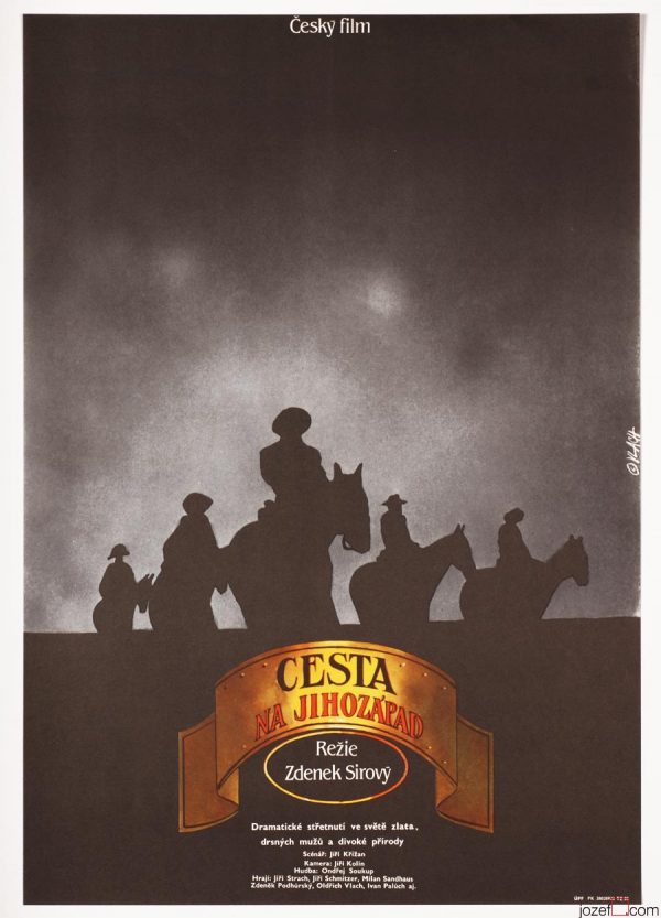 Western Movie Poster, Minimalist Poster