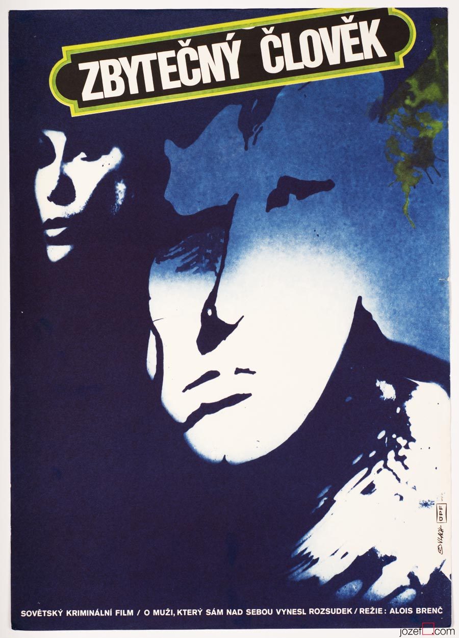 Minimalist Movie Poster, To be Superfluous, Zdeněk Vlach