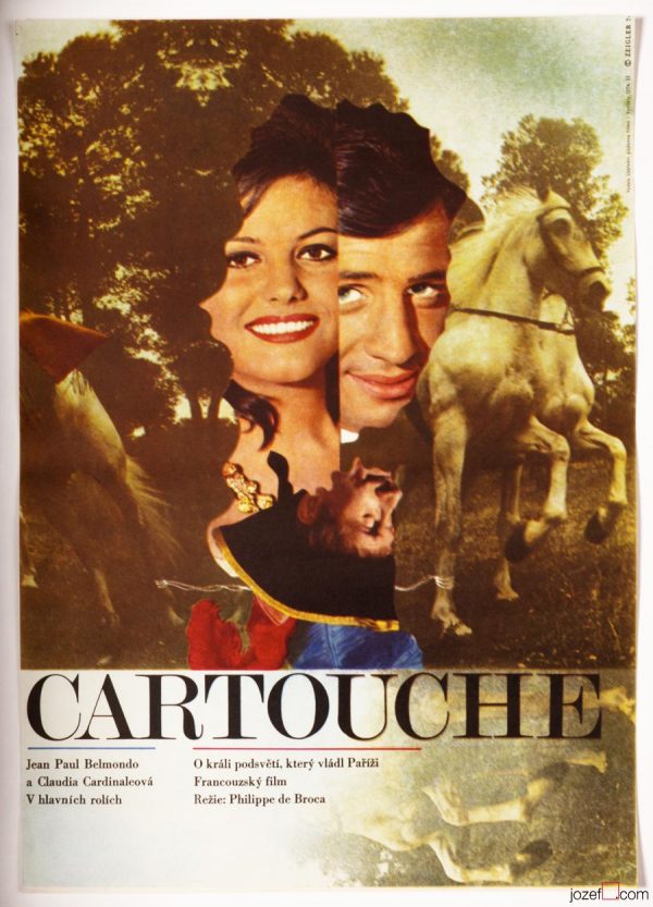 Cartouche film poster, Collage poster, Zdeněk Ziegler