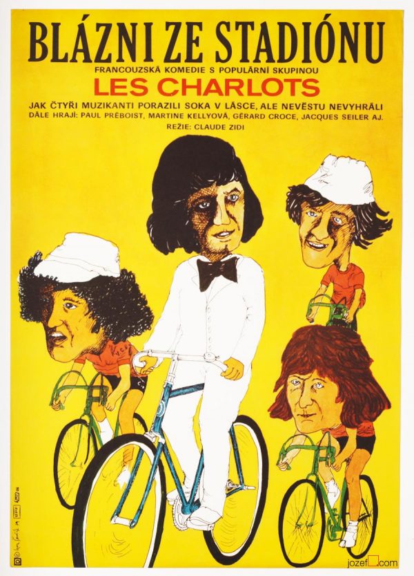 Stadium Nuts, Cycling Poster, 1970s Movie Poster