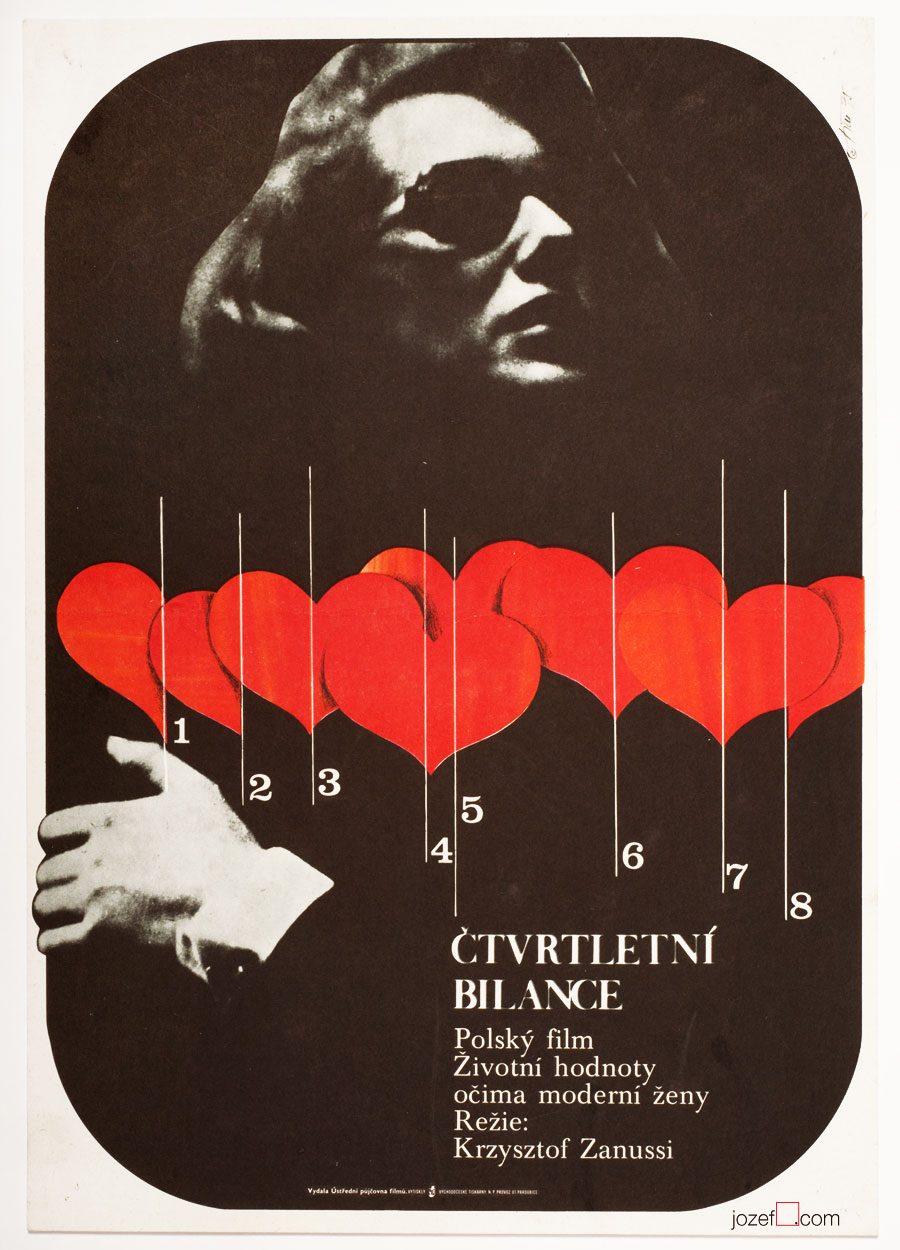 Minimalist Movie Poster, Woman's Decision, Krzysztof Zanussi
