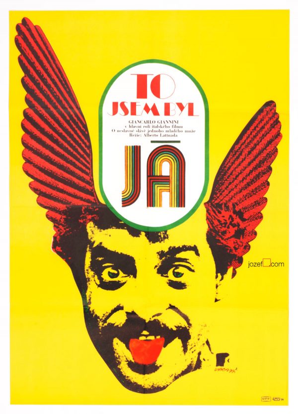 Movie poster for Italian comedy, 70s Poster
