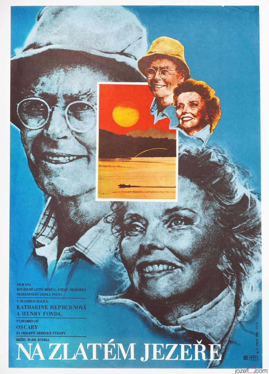 Golden Pond Movie Poster, 80s Karel Vaca