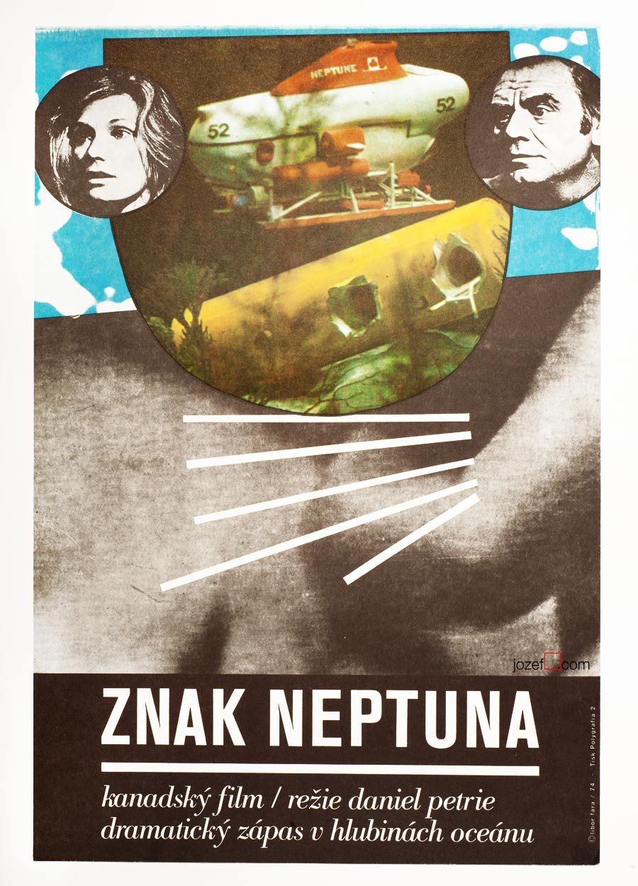 The Neptune Factor poster, 1970s Poster Art, Sci-fi Poster