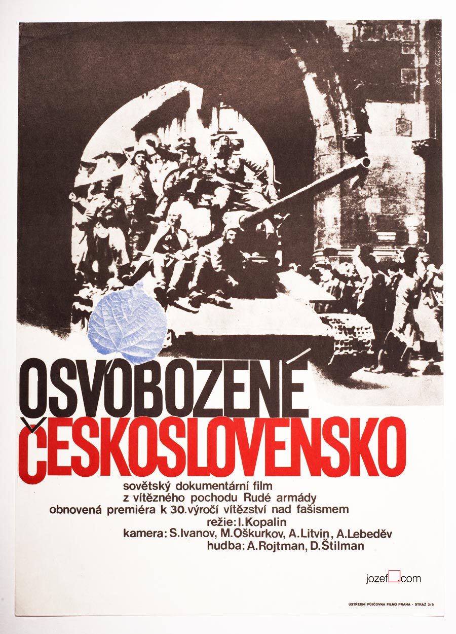 Czechoslovakia Liberated movie Poster, 1970s Poster