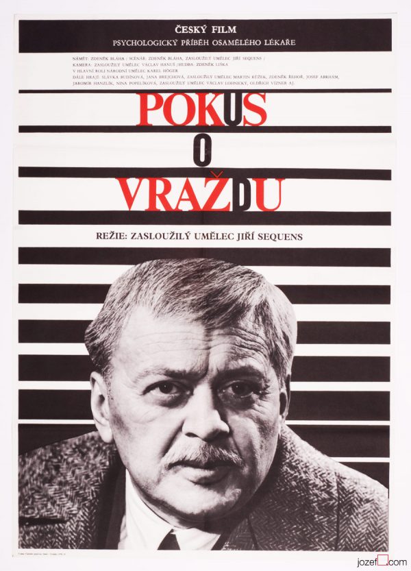 Minimalist Poster, Petr Sis, 70s Cinema Art